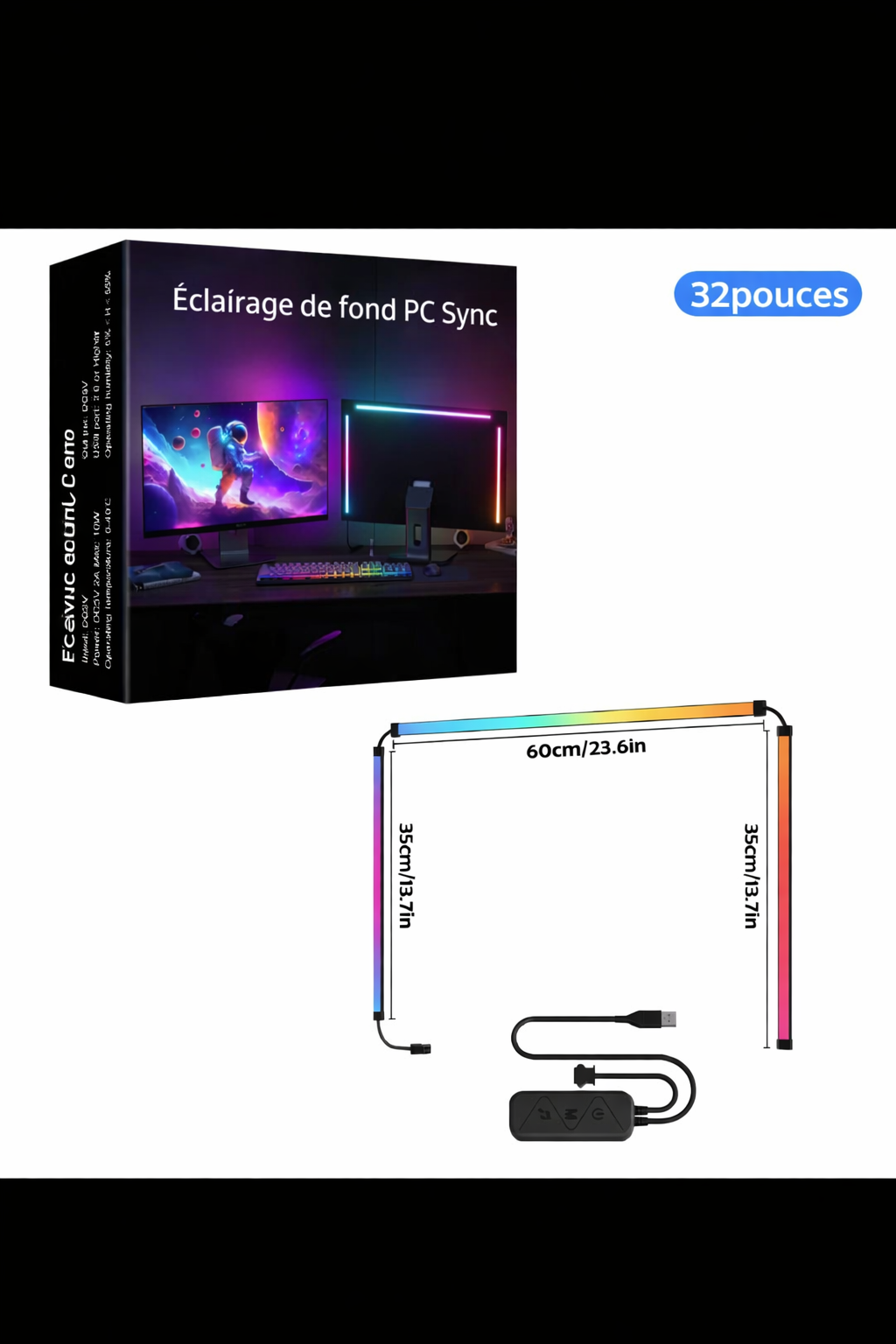 LED RGB Sync pour Écran PC