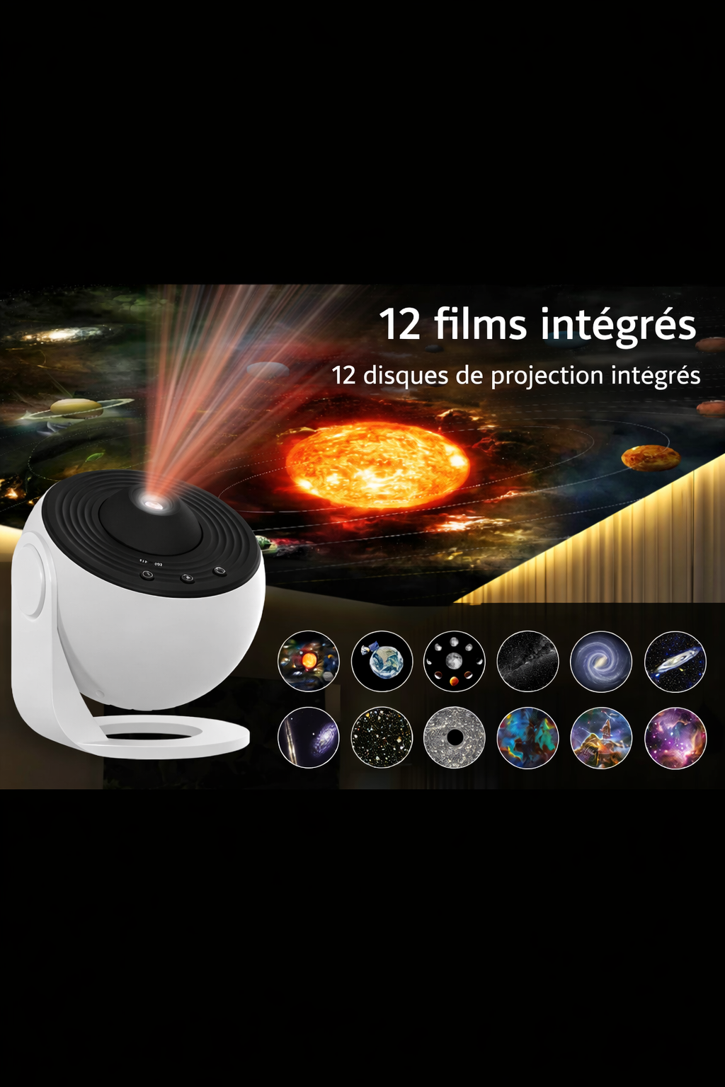 Projecteur Galaxie 360°