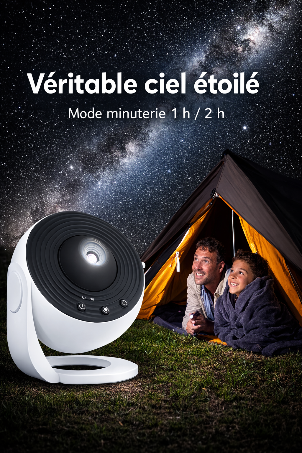Projecteur Galaxie 360°