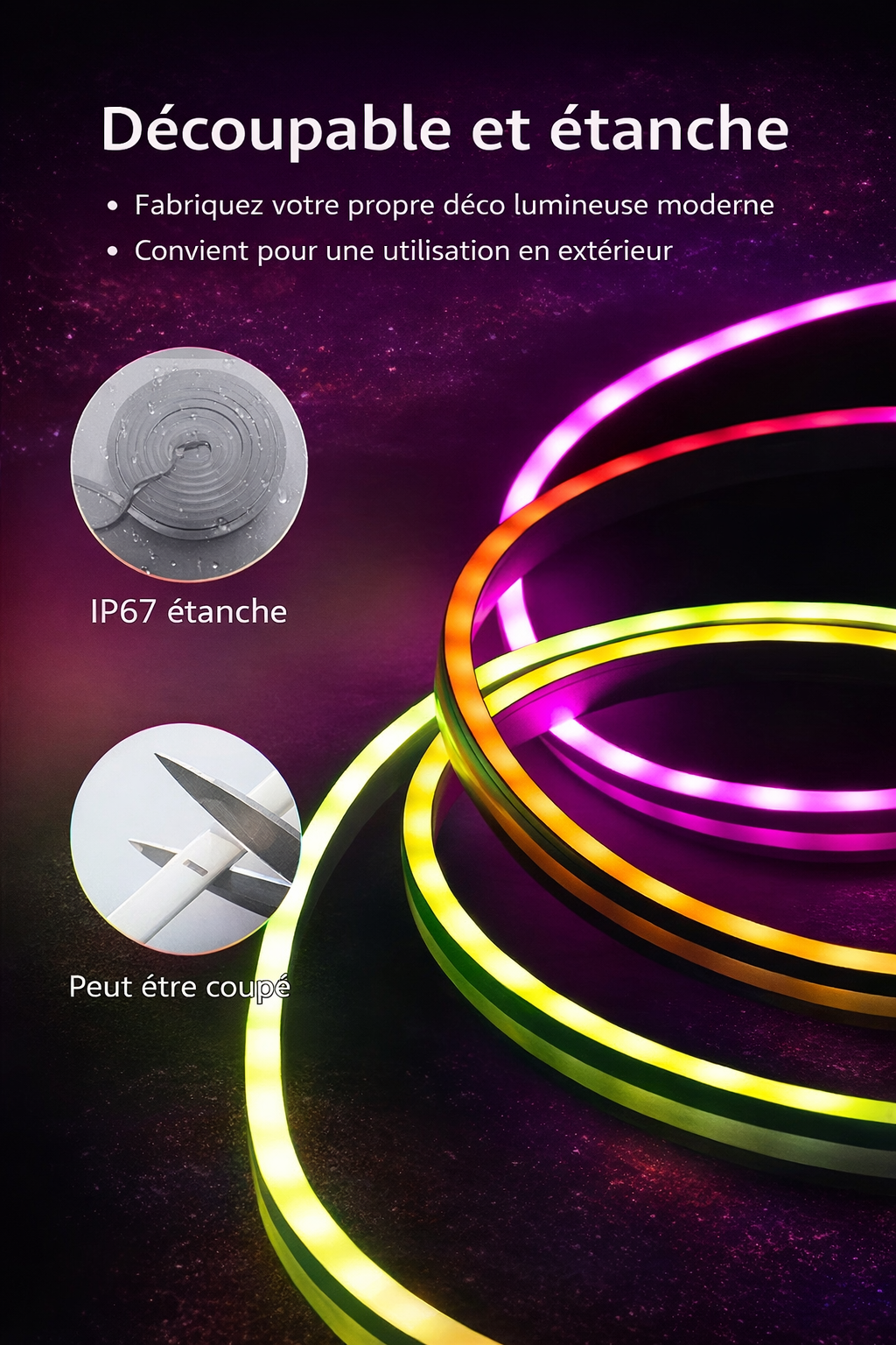 Ruban LED Néon RGB