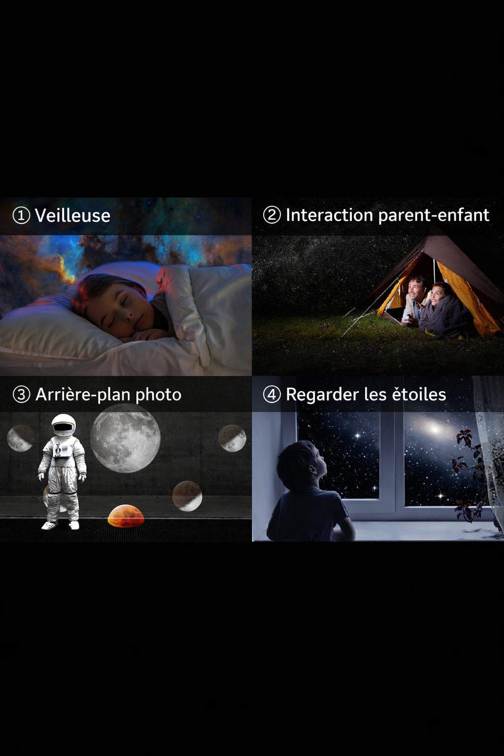 Projecteur Galaxie 360°