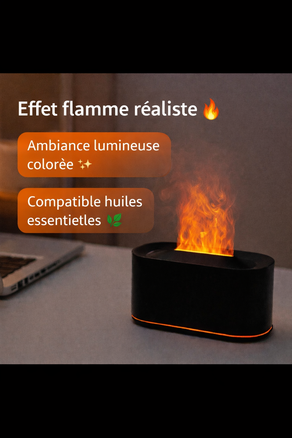 Diffuseur Flamme LED