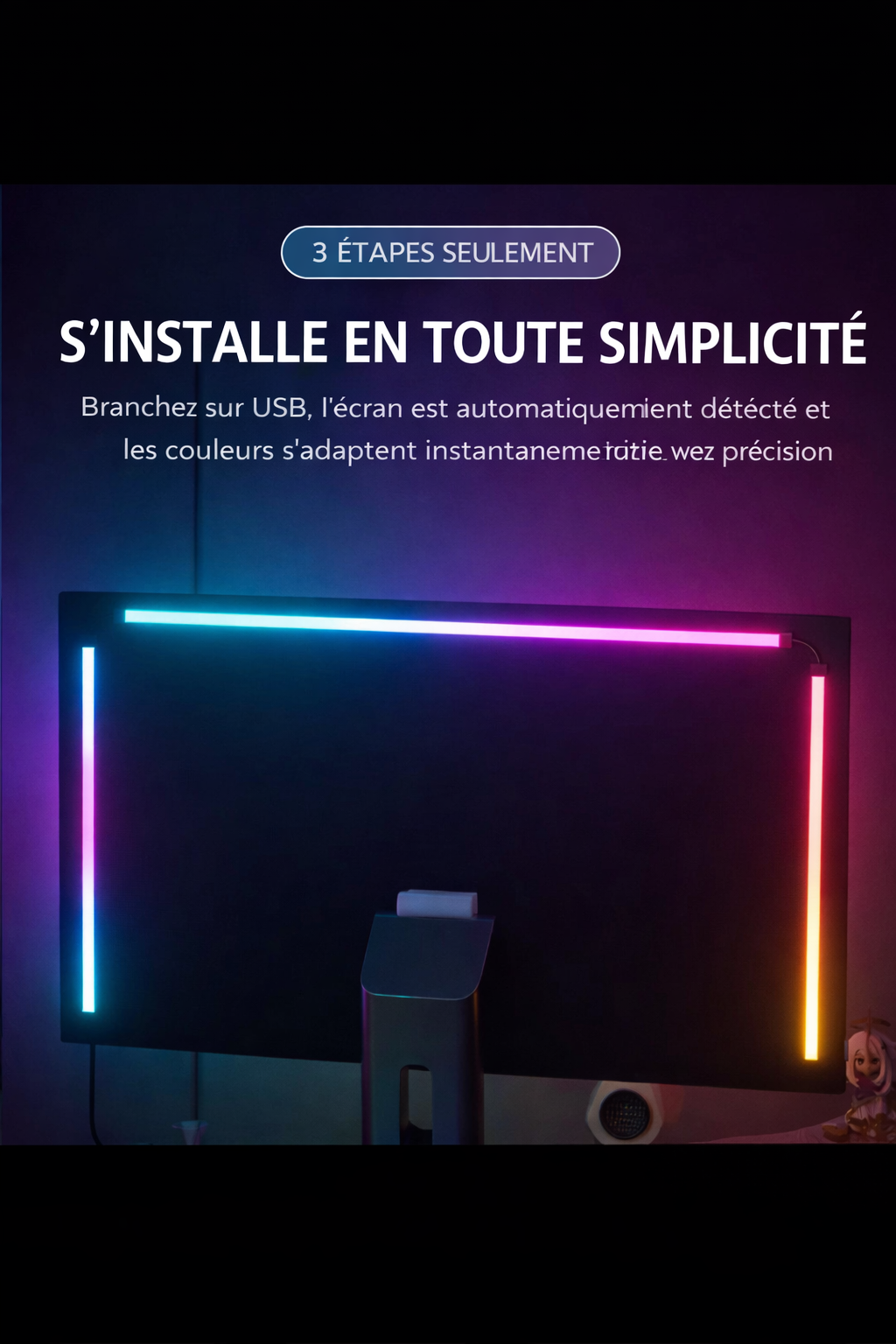 LED RGB Sync pour Écran PC