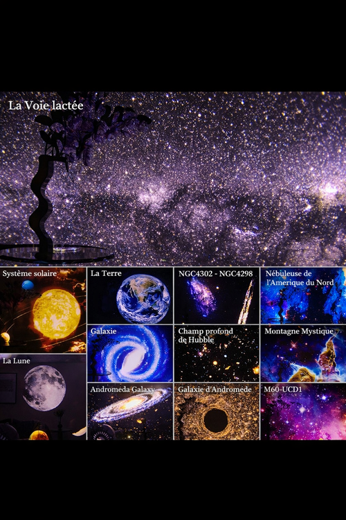 Projecteur Galaxie 360°