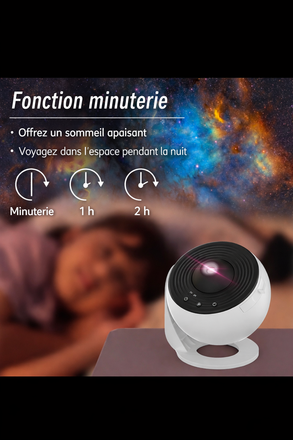 Projecteur Galaxie 360°