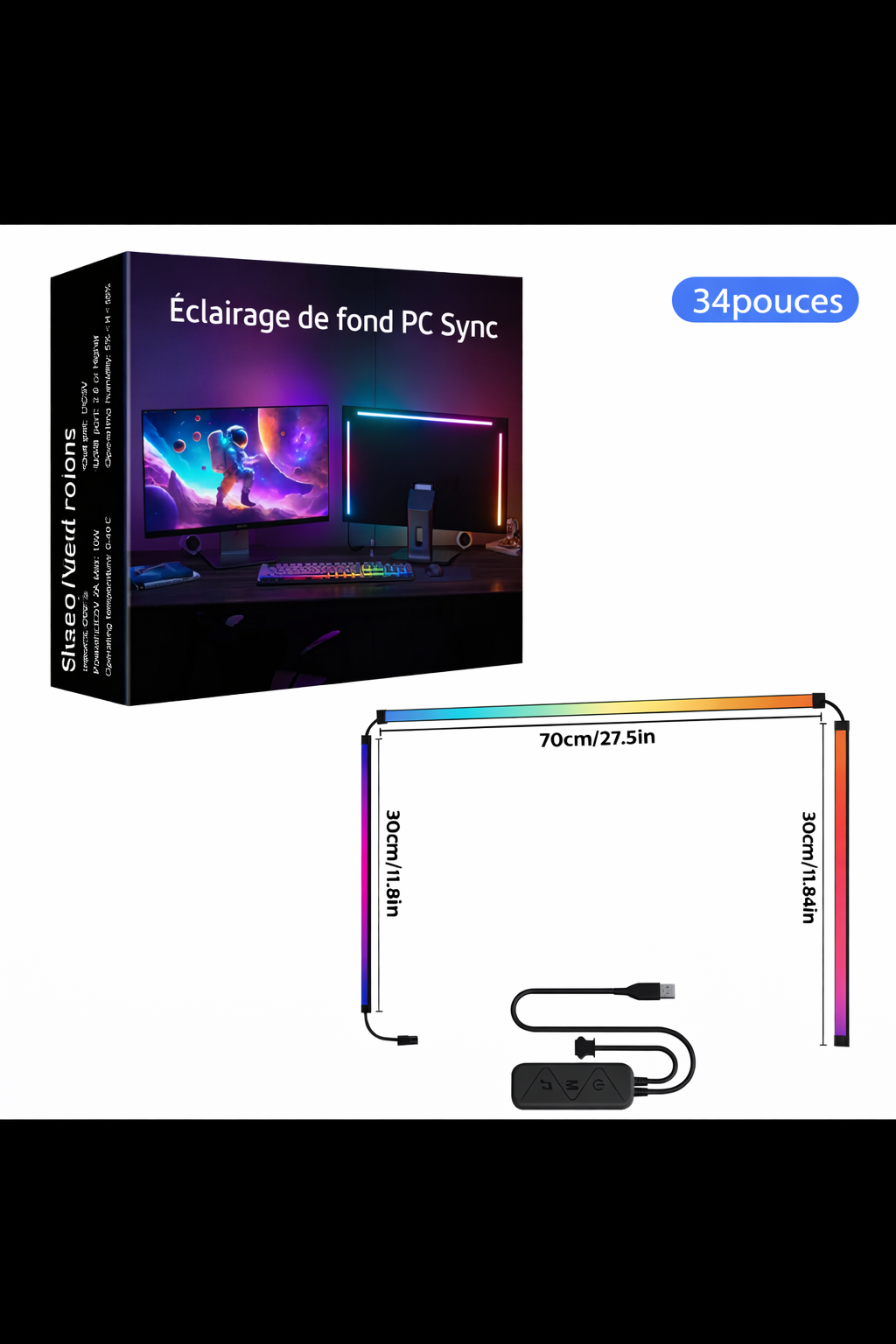 LED RGB Sync pour Écran PC